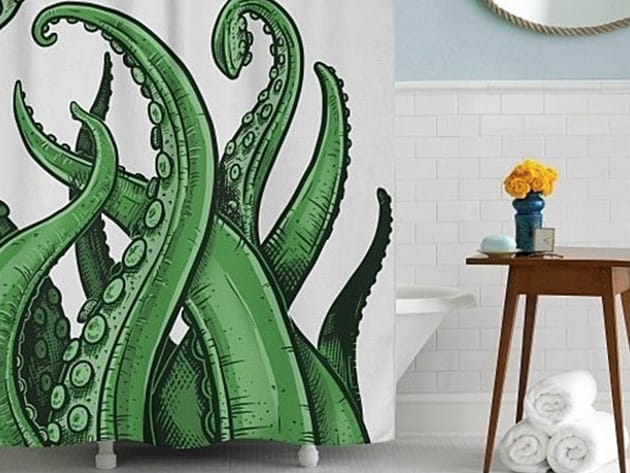 Tentacles Shower Curtain for $31