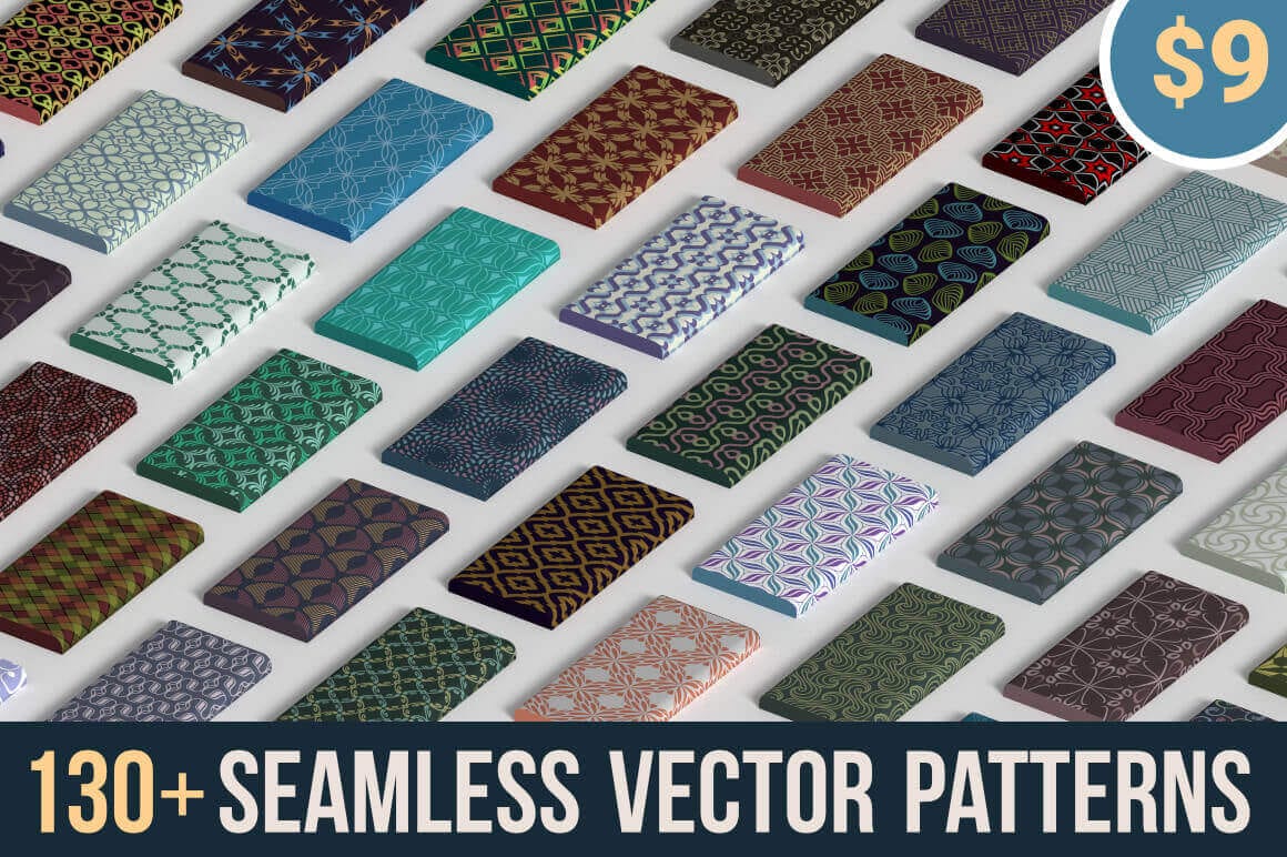 130+ Seamless Vector Patterns from Patternous – only $9!