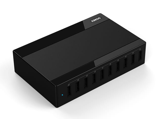 Kinkoo 10-Port USB Charging Station for $37