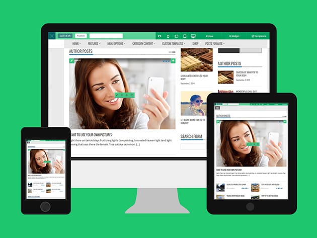 WordPress Easy Front-End Builder for $9