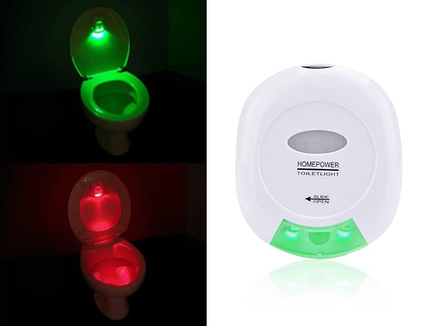 Motion-Activated LED Toilet Light for $11