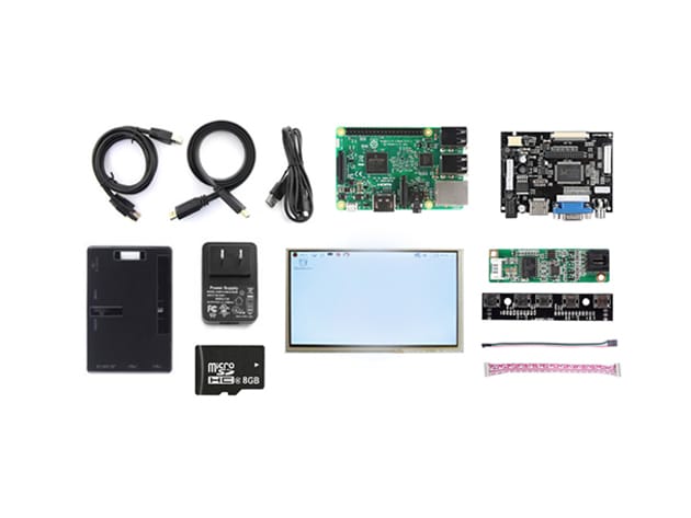 Raspberry Pi 3 Complete LCD Display Kit for $114