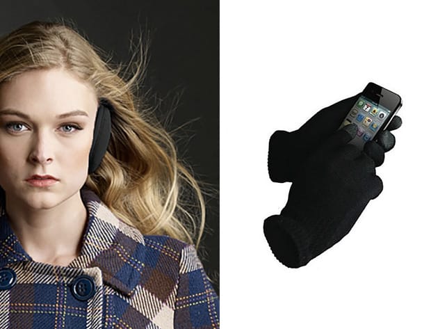 Bluetooth Earmuff and iGloves Bundle for $24