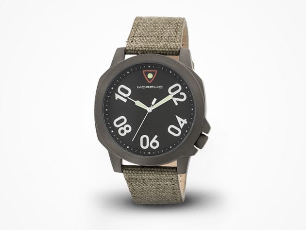 Morphic M41 Watch (Tan/Gunmetal) for $59