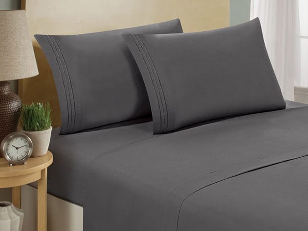 1800 Series Bamboo Extra Soft 4-Piece Sheet Set for $39