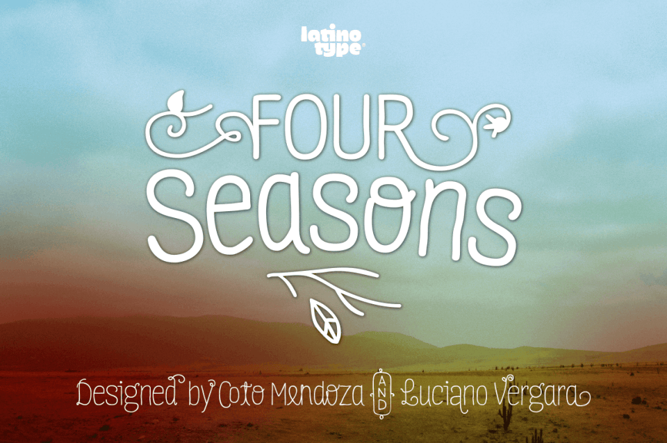 Four Seasons Font Family from Latinotype – only $15!