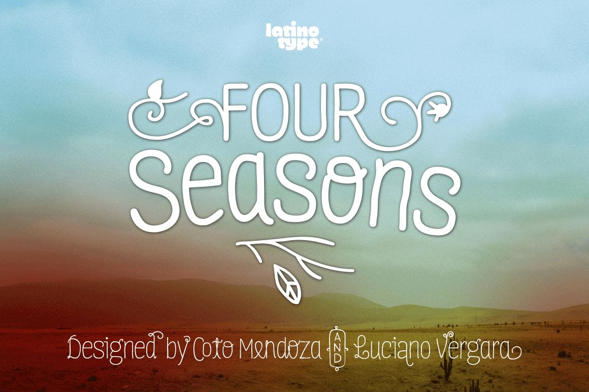 Four Seasons Font Family from Latinotype - only $15!