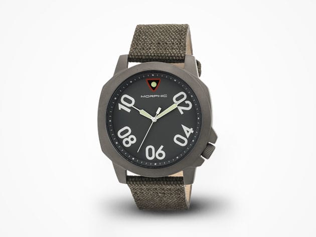 Morphic M41 Watch (Olive/Gunmetal) for $59