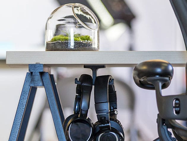 The Anchor: The Original Under-Desk Headphone Stand Mount for $9