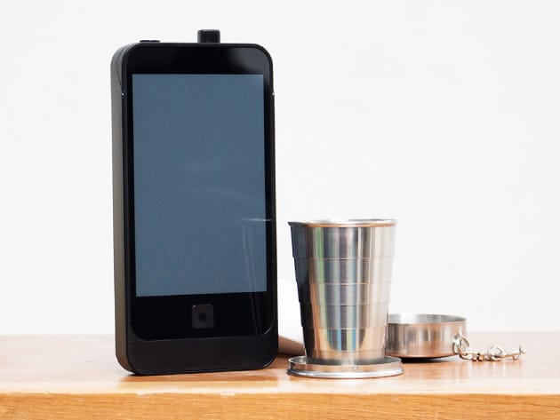 iFlask: 2-Pack + Collapsible Keychain Shot Glass for $29