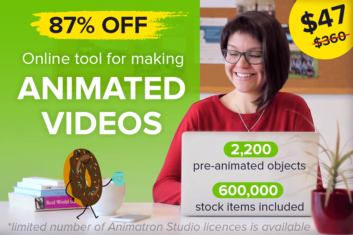 Create Animated Videos and Whiteboard Animations with Animatron – 87% off!