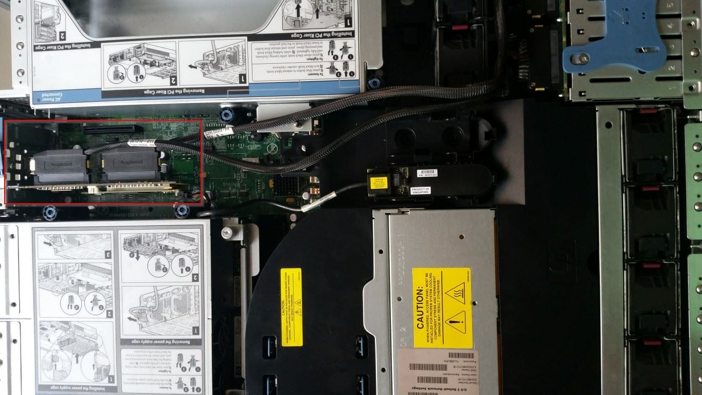 DL380G ARRAY CONTROLLER LOCATION