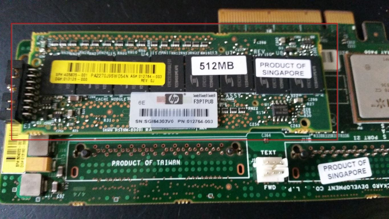 DL380G ARRAY CONTROLLER MEMORY MODULE