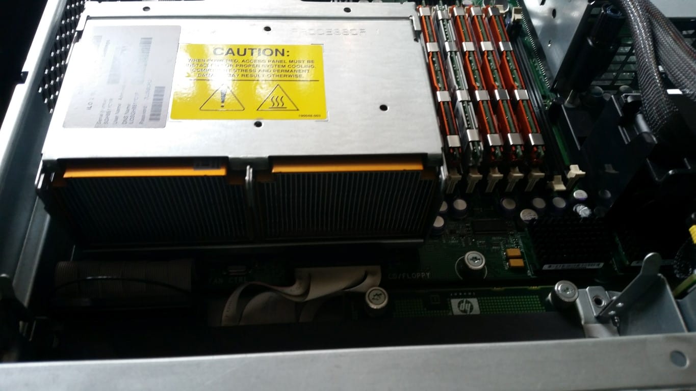 DL380G MEMORY AND HEATSINK