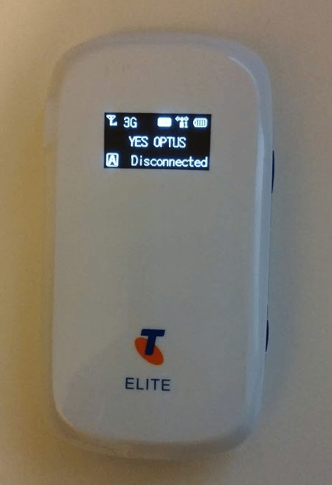 ZTE MF60 Optus SIM Disconnected