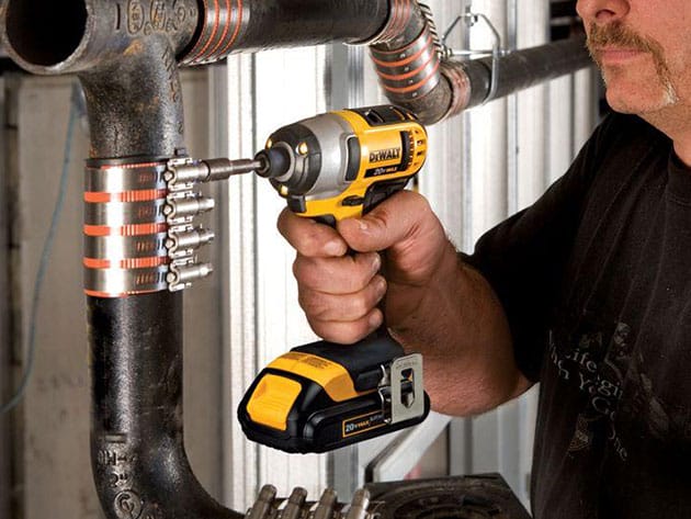 DeWalt 20V Compact Hammer Drill & Impact Driver Kit + Drill Bit Set for $279
