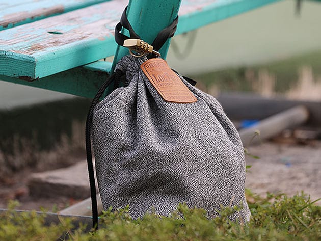 The Flak Sack™: The Original Theft Resistant Drawstring Backpack for $119