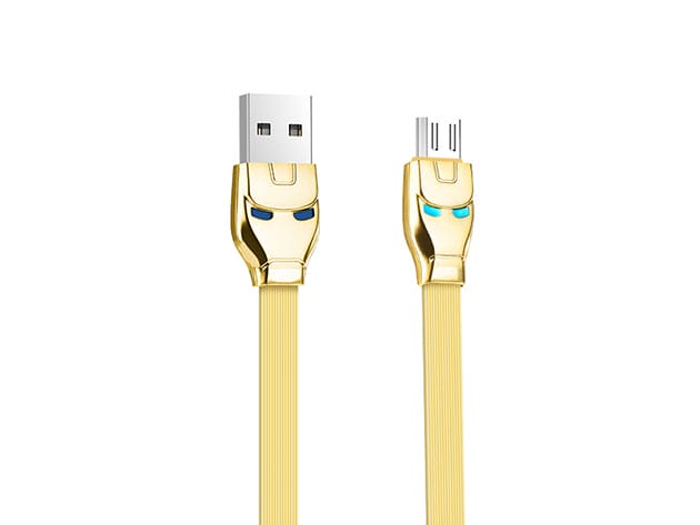 Steel Man MicroUSB Charging Cables for $9
