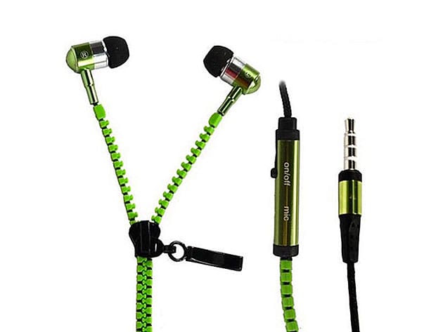 No Tangle Zippered Earbuds for $18
