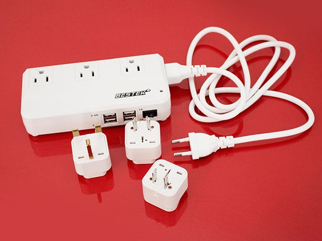 BESTEK Portable International Travel Voltage Converter for $34