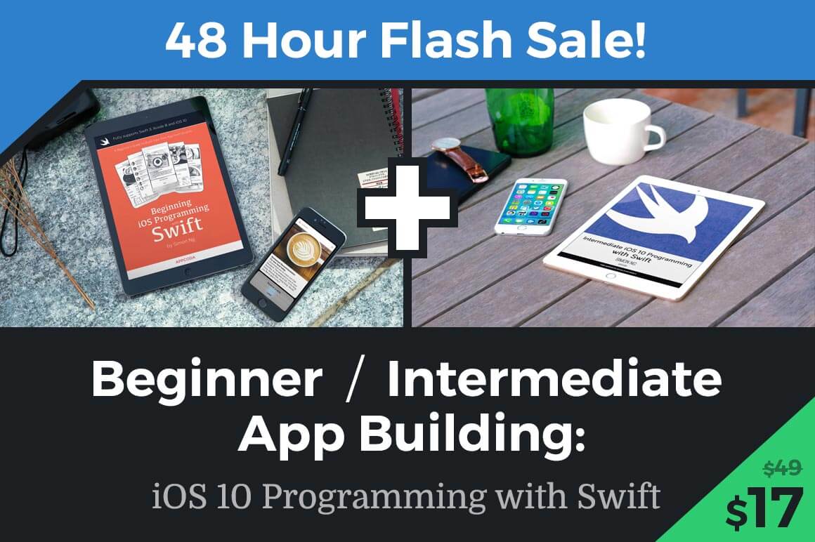 48 Hours Only: Learn SWIFT iOS App Programming (Beginner/Intermediate) - only $17!