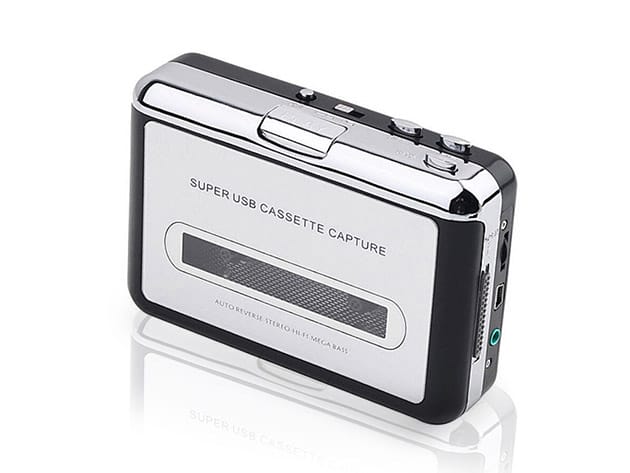 2 in 1 Audio Cassette to MP3 Converter for $43