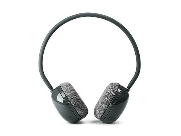 June and May Bluetooth On-Ear Headphones – Black/Grey for $39