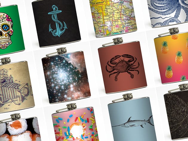 Liquid Courage Flask for $16