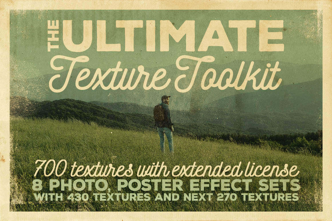 700 Professional Textures and Backgrounds in The Ultimate Texture Toolkit – only $14!