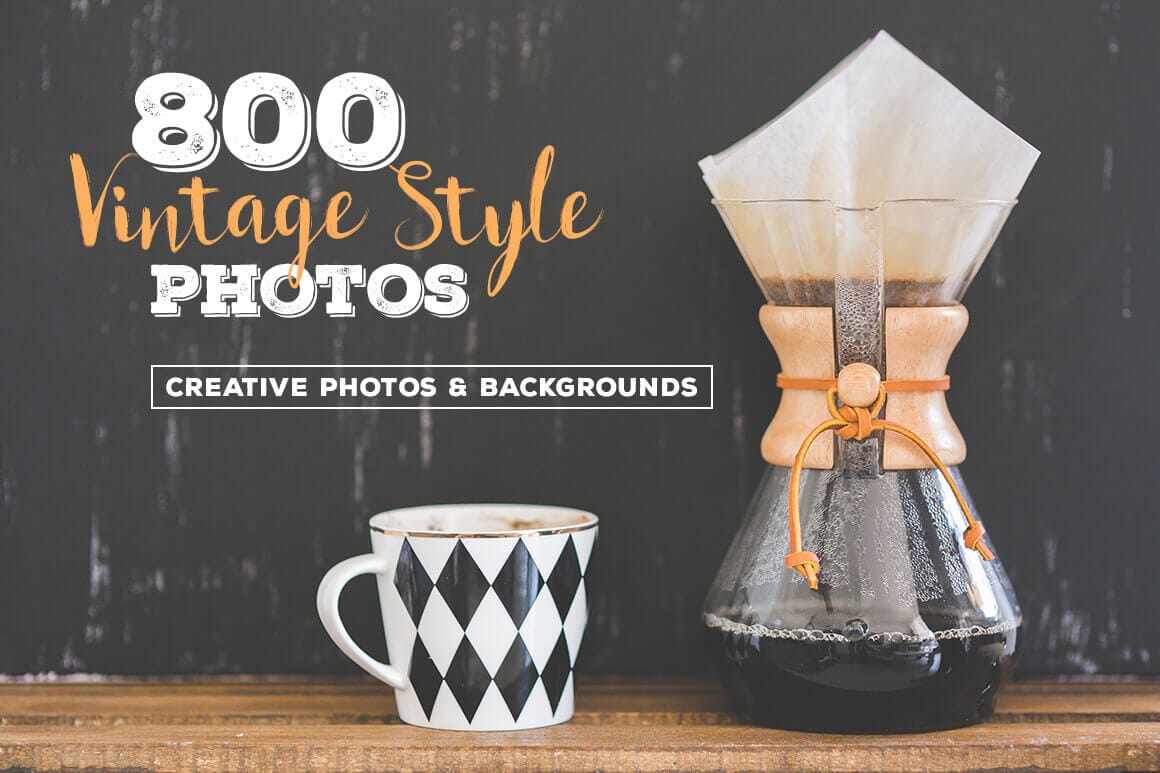 800 High-Resolution Retro/Vintage Style Photos from Cruzine – only $14!