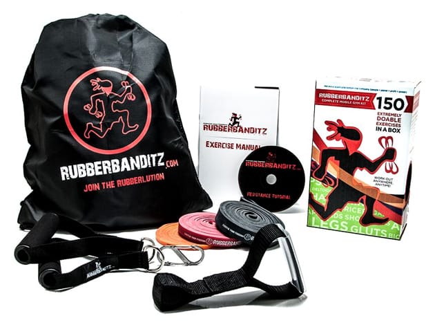 Rubberbanditz Gym-in-a-Bag Kit for $44