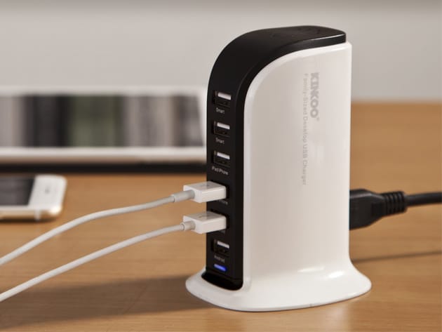 Kinkoo 40W 6-Port High Speed Charger for $29