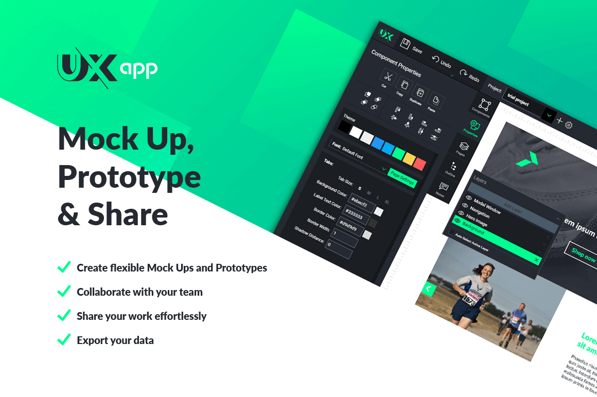 Quickly Build Fully Functional Web & Mobile Prototypes with UX-App – only $29