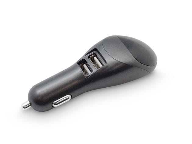 CaseStudi 2 USB Port Car Charger with Air Purifier for $24