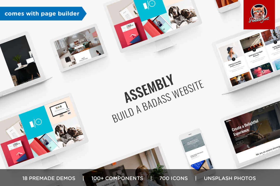 ASSEMBLY: A Robust Multipurpose Theme with Page Builder - only $9!