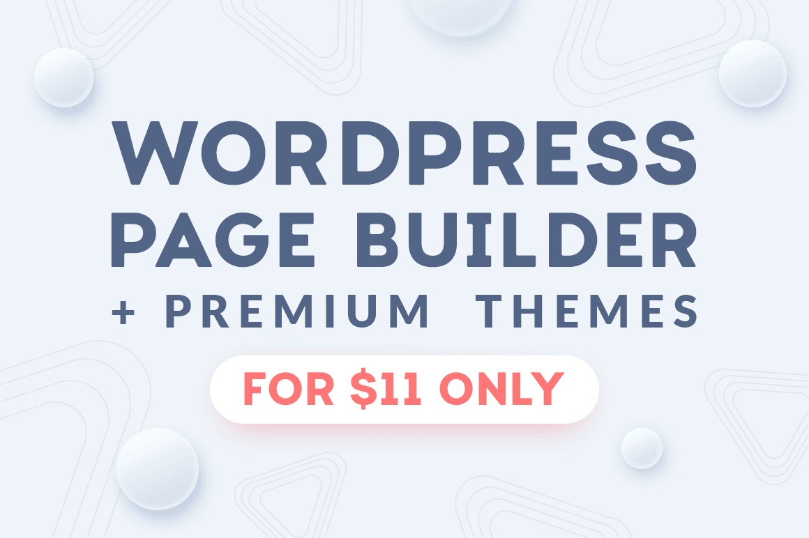 MOTOPRESS: WordPress Visual Builder  + 4 Premium Themes – only $11!
