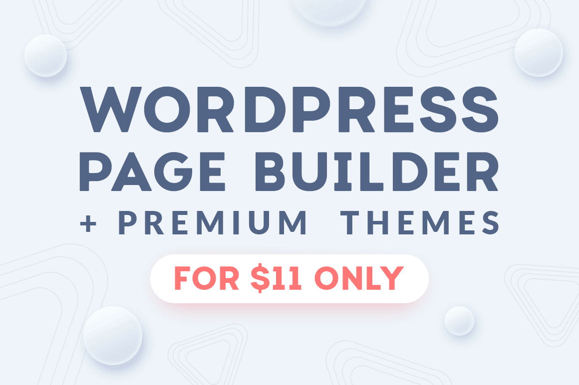 MOTOPRESS: WordPress Visual Builder  + 4 Premium Themes - only $11!