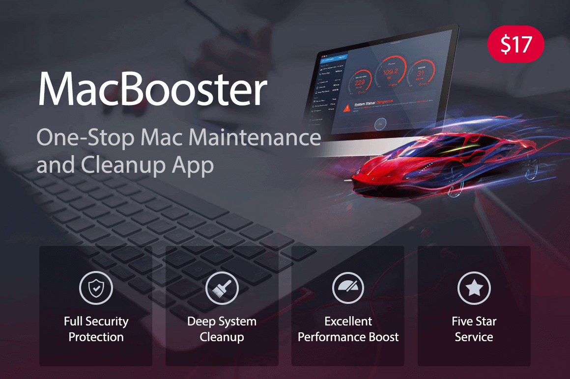 MacBooster 5: The One-Stop Mac Maintenance and Cleanup App -  only $17!