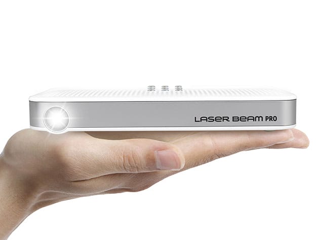 Laser Beam Pro C200 Focus Free HD Portable Projector for $475