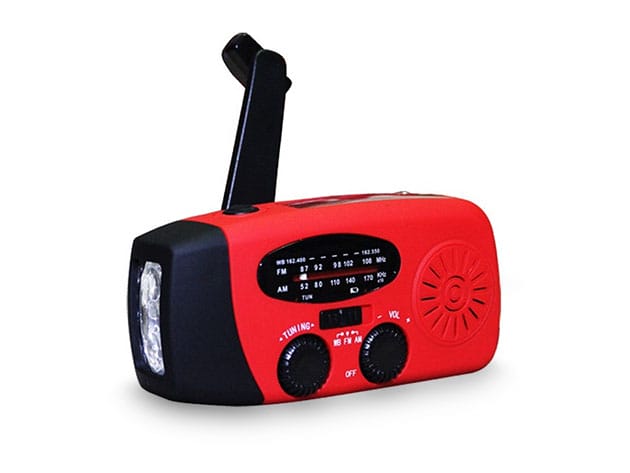 Emergency Multi-Function Radio & Flashlight for $18
