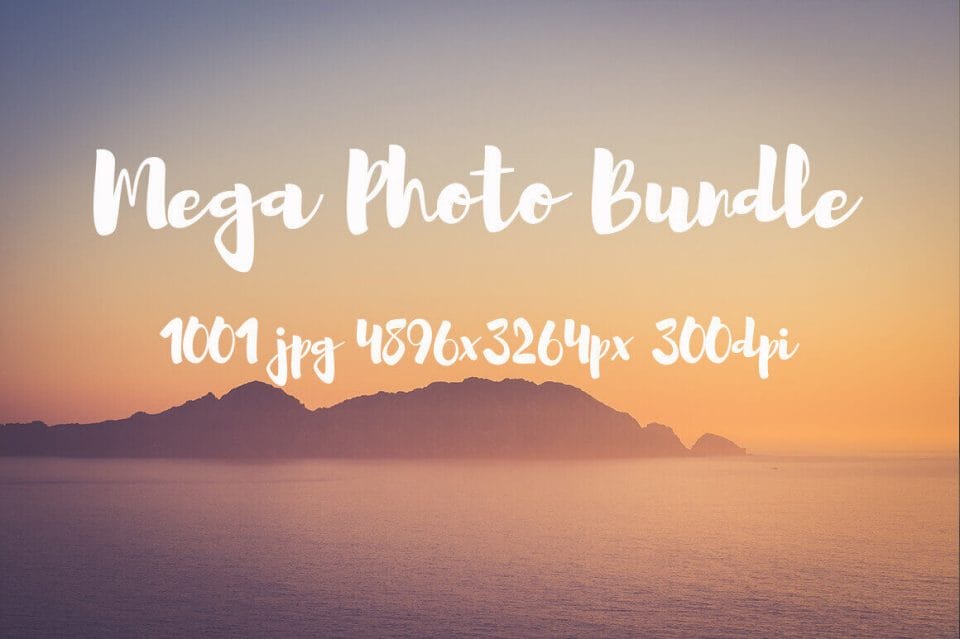 Mega Bundle! 1,000+ Hi-Res Photos – only $17!