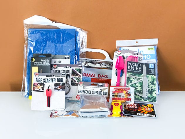 Emergency Kit in a Box for $34