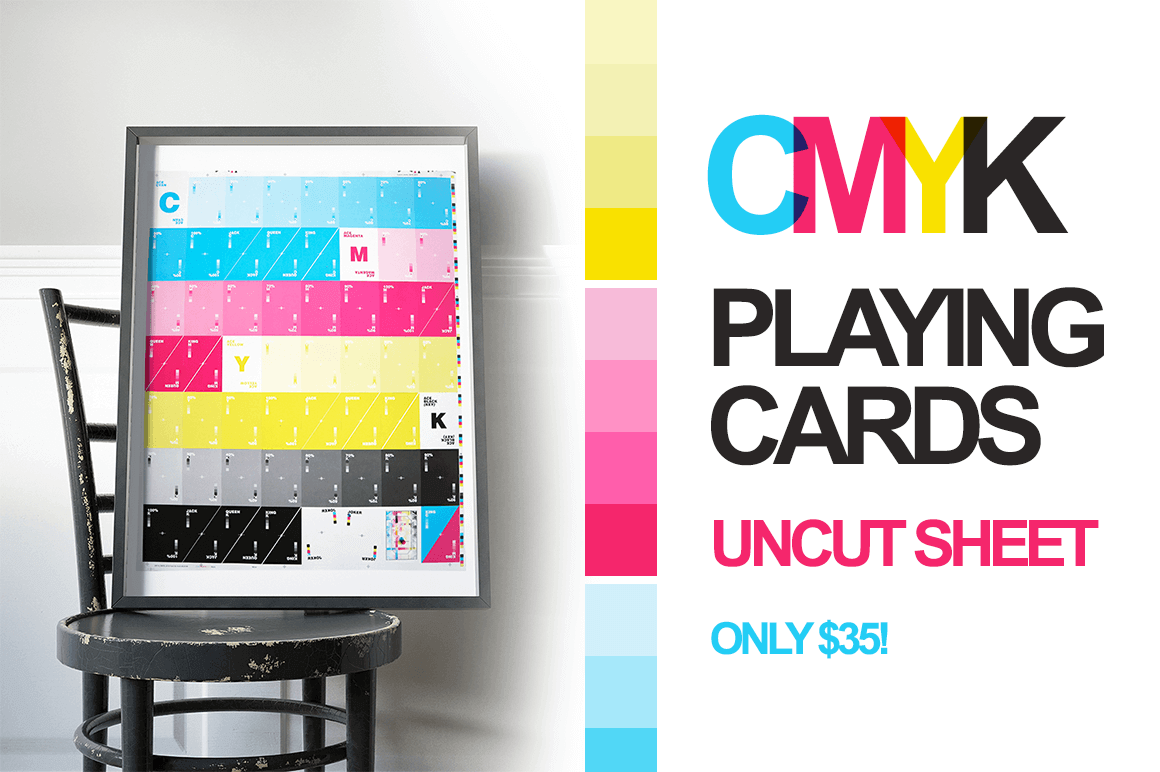 CMYK Playing Cards, Uncut Sheet – only $35!