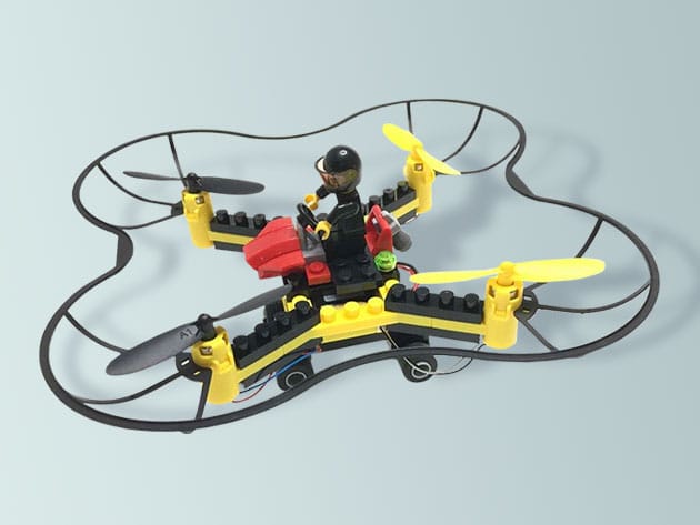 Force Flyers DIY Building Block Fly ‘n Drive Drone for $32