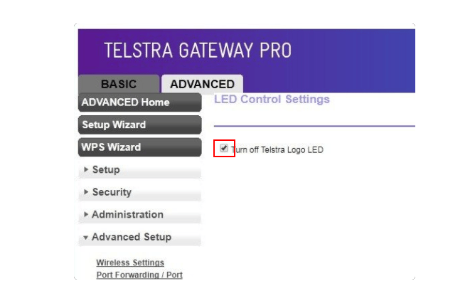 Business Legions - How to remove the annoying blue telstra led light - Turn off Teslstra Logo LED