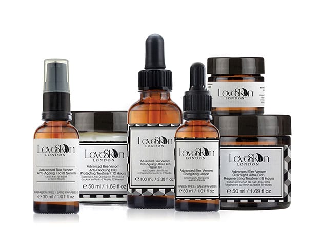 Exclusive 'LovoSkin London' Bee Venom 6-Piece Skincare Kit for $224