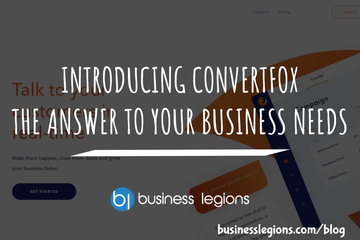 INTRODUCING CONVERTFOX