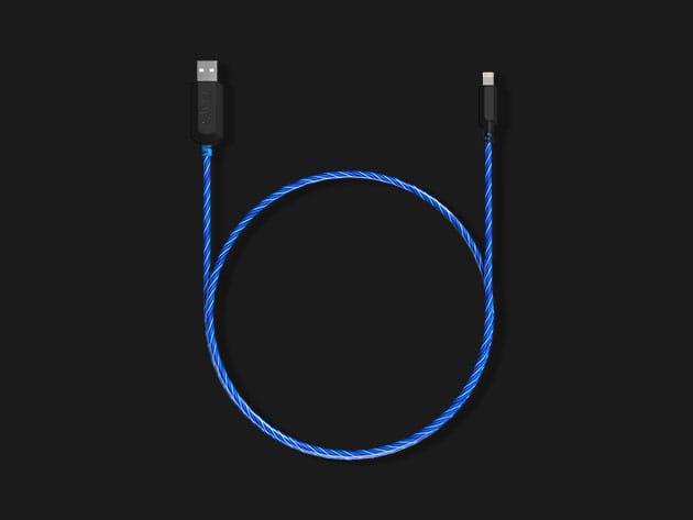 TAMO Charge-N-Glow MFi-Certified Lightning Cable for $18
