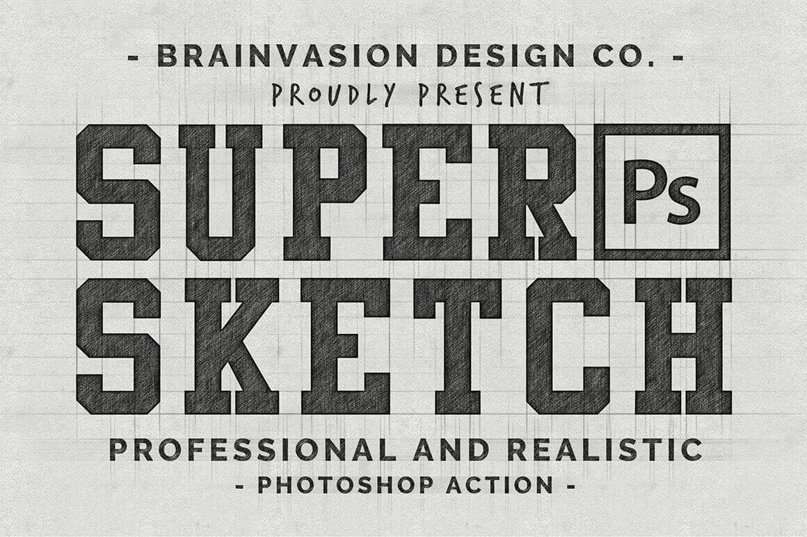 Quickly Transform Vectors or Text into Realistic Sketches with Super Sketch – only $9!