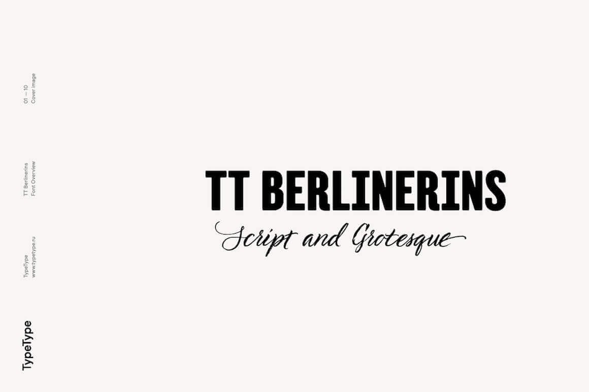 TT Berlinerins Modern Script & Old Grotesk - only $9!